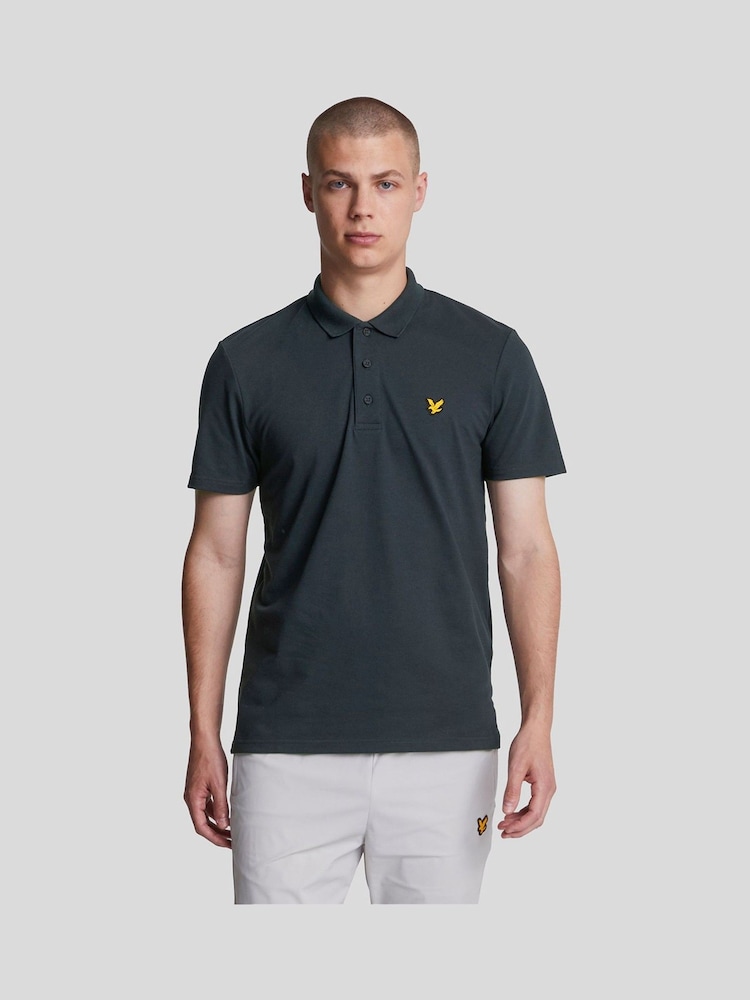 Lyle & Scott Blue Sport Short Sleeve Polo Shirt - Image 1 of 9