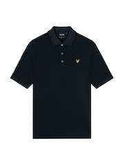 Lyle & Scott Blue Rally Tipped Polo Shirt - Image 1 of 2