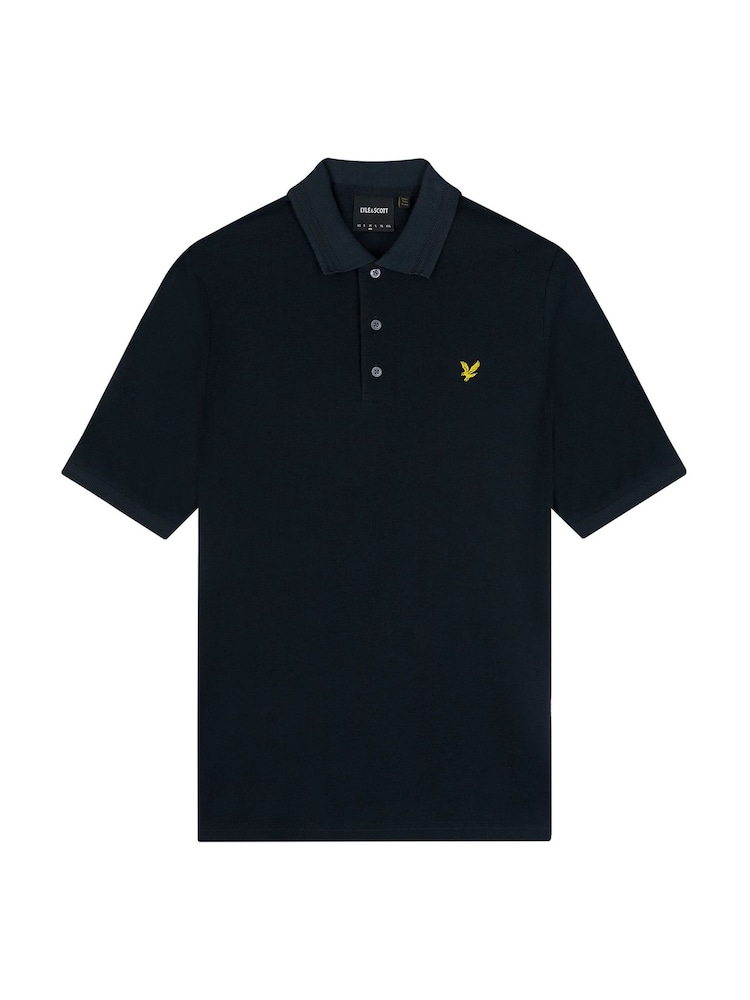 Lyle & Scott Blue Rally Tipped Polo Shirt - Image 1 of 2