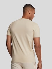 Lyle & Scott Cream Tape T-Shirt - Image 2 of 5