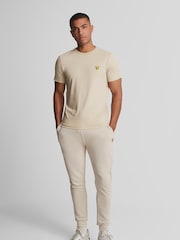 Lyle & Scott Cream Tape T-Shirt - Image 3 of 5