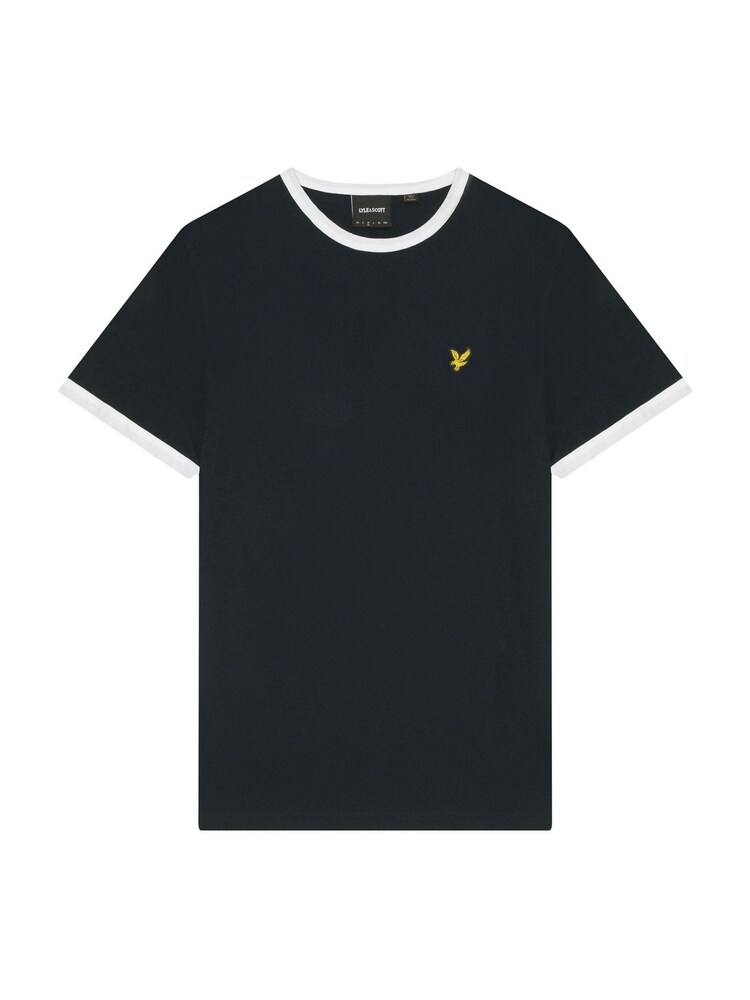 Lyle & Scott Blue Ringer 100% Cotton T-Shirt - Image 5 of 5