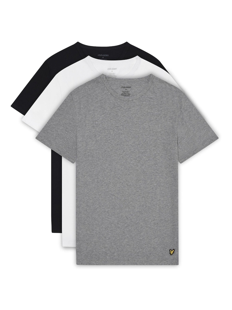 Lyle & Scott Black Printed T-Shirt 3 Pack - Image 1 of 1