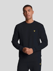 Lyle & Scott Blue Crew Neck Sweatshirt - Image 1 of 5