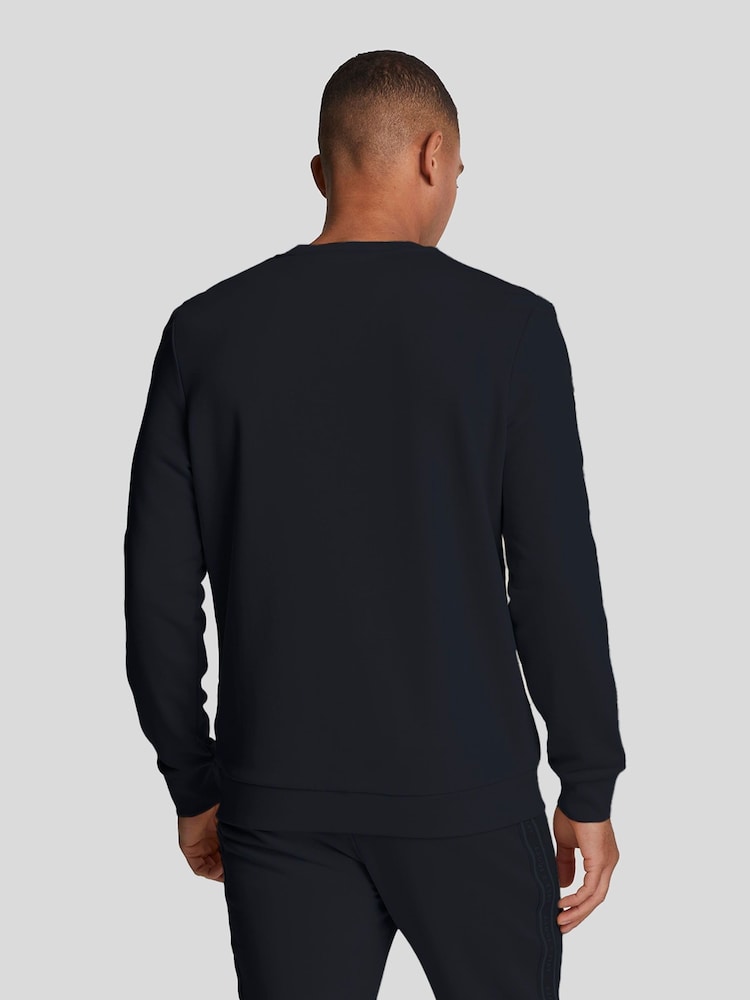 Lyle & Scott Blue Crew Neck Sweatshirt - Image 4 of 5