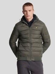 Lyle & Scott Green Wadded Jacket - Image 1 of 5