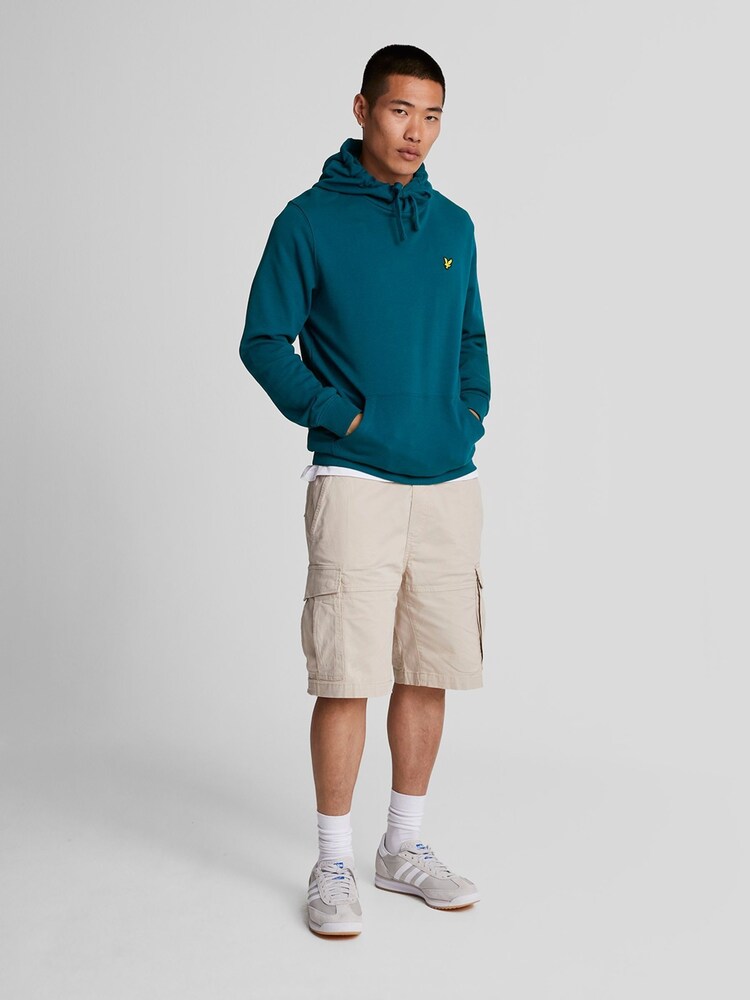 Lyle & Scott Blue Pullover 100% Cotton Hoodie - Image 2 of 5