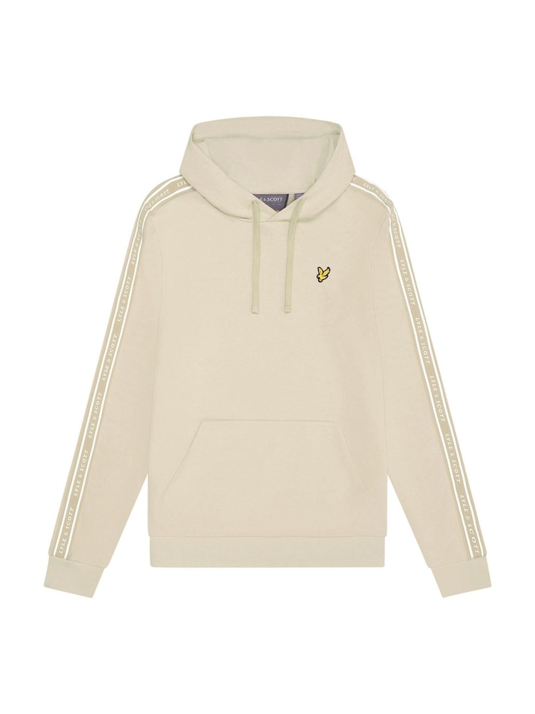 Lyle & Scott Cream Tape Hoodie - Image 5 of 5
