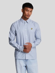 Lyle & Scott Blue 100% Cotton Shepherd Check Shirt - Image 1 of 5
