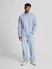 Lyle & Scott Blue 100% Cotton Shepherd Check Shirt - Image 2 of 5