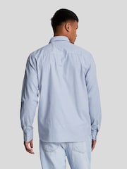 Lyle & Scott Blue 100% Cotton Shepherd Check Shirt - Image 3 of 5