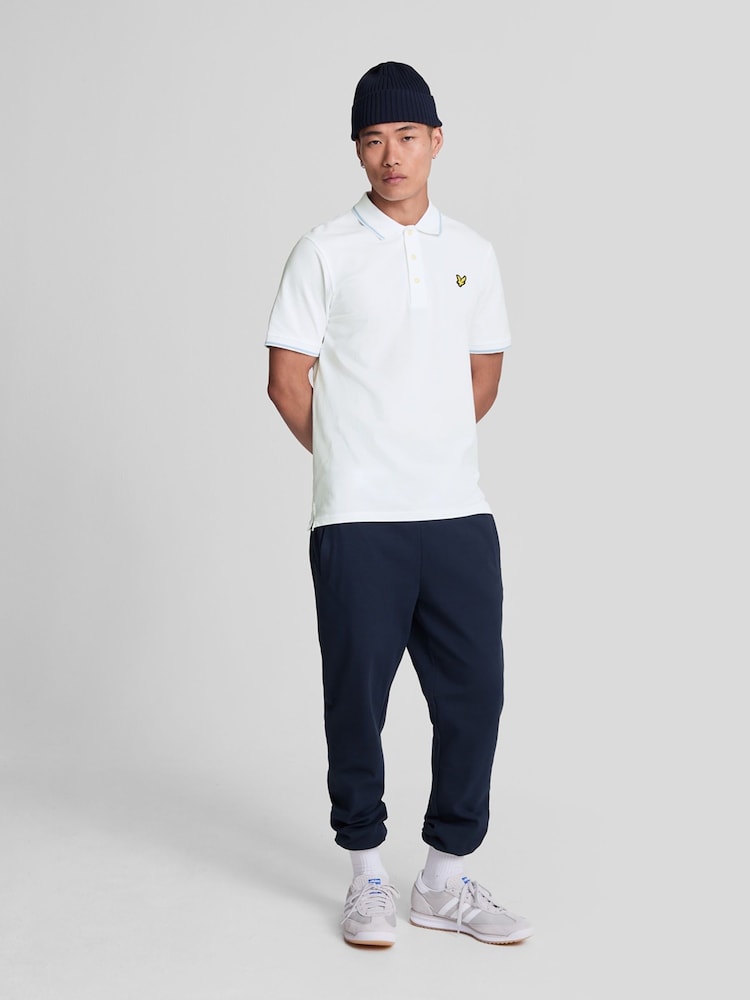 Bež/bela - Polo majica z obrobo Lyle & Scott - Slika 2 iz 5 Bež/bela - Polo majica z obrobo Lyle & Scott - Slika 2 iz 5