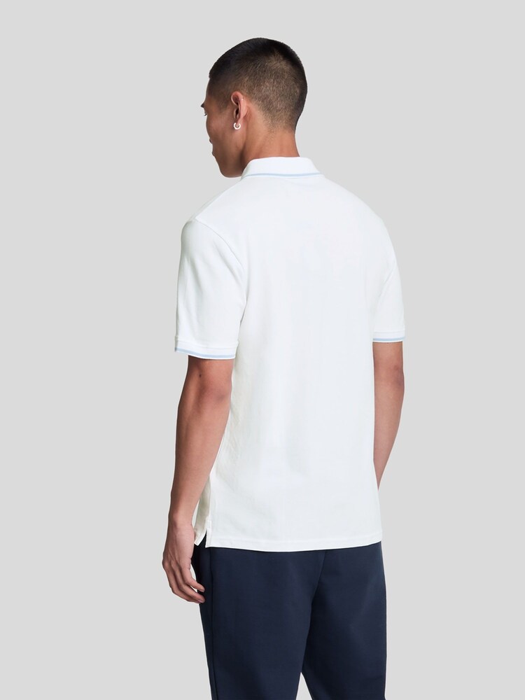 Lyle & Scott White Tipped Polo Shirt - Image 3 of 5