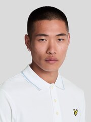 Lyle & Scott White Tipped Polo Shirt - Image 4 of 5