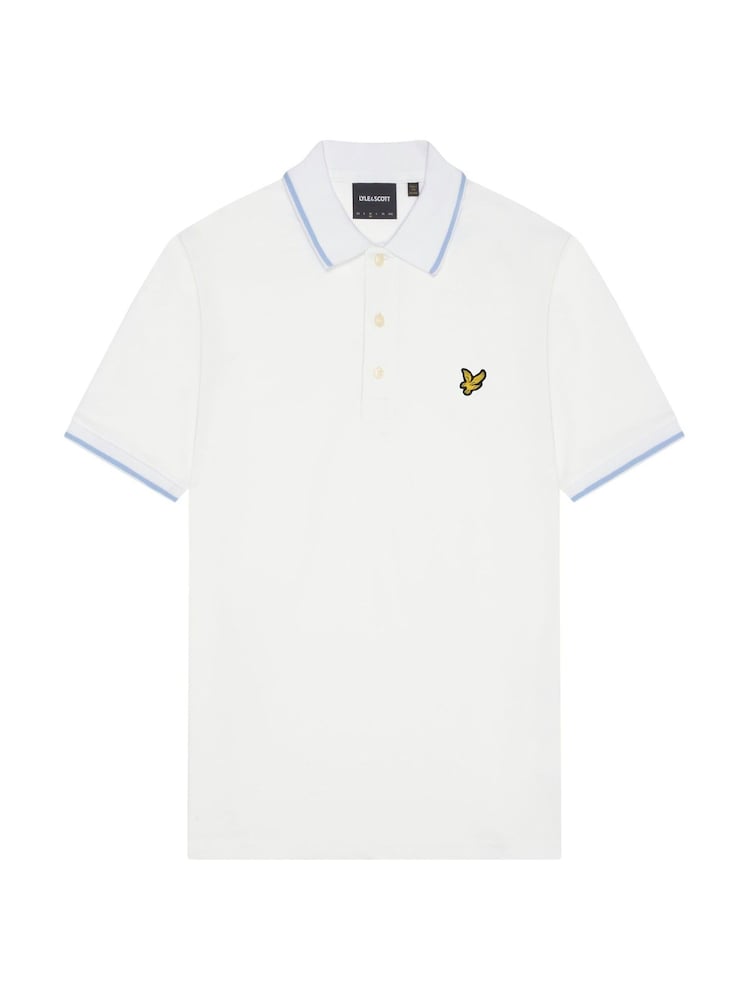 Bež/bela - Polo majica z obrobo Lyle & Scott - Slika 5 iz 5 Bež/bela - Polo majica z obrobo Lyle & Scott - Slika 5 iz 5