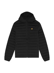 Lyle & Scott Black Stretch Lightweight Quilted Jacket - Image 5 of 5