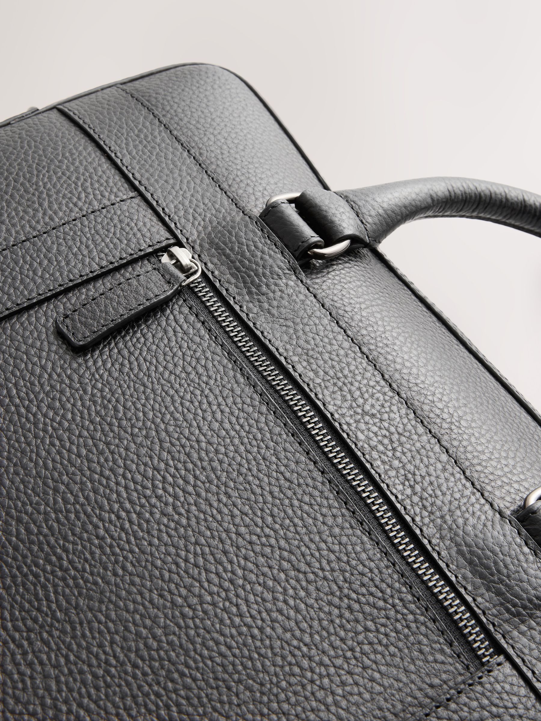 Buy Black Genuine Leather Briefcase from Next USA