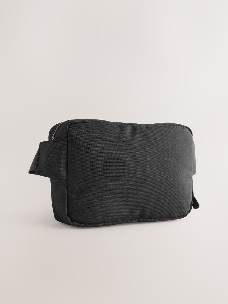 Black Canvas Crossbody Bag