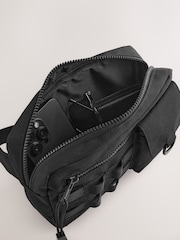 Noir - Sac à bandoulière en toile - Image 6 of 6
