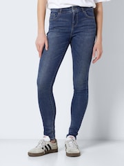 NOISY MAY Blue Skinny Shaper Jeans - Image 1 of 8