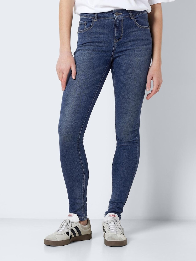 NOISY MAY Blue Skinny Shaper Jeans - Image 1 of 8