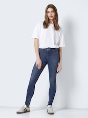 NOISY MAY Blue Skinny Shaper Jeans - Image 3 of 8