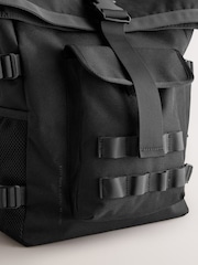 Noir - Sac à dos à roulettes en toile - Image 5 of 6