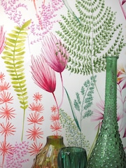 Ohpopsi Coral Pink Summer Ferns 10M Wallpaper - Image 3 of 4