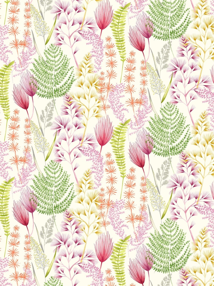 Ohpopsi Coral Pink Summer Ferns 10M Wallpaper - Image 4 of 4