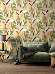 Ohpopsi Sepia and Moss Riviera 10M Wallpaper - Image 1 of 3