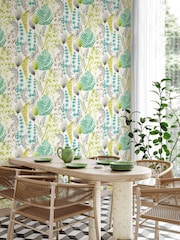 Ohpopsi Acid Summer Ferns 10M Wallpaper - Image 1 of 3