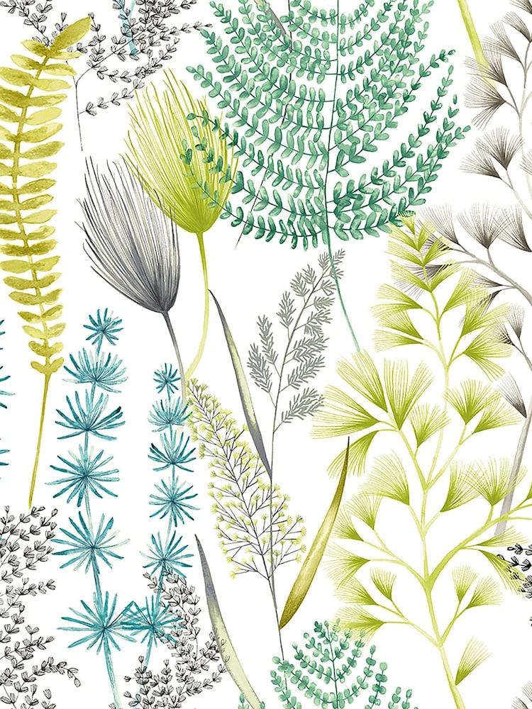 Ohpopsi Acid Summer Ferns 10M Wallpaper - Image 3 of 3