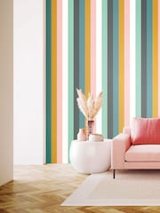 Ohpopsi Carnival Pop Rainbow Bloc 10M Wallpaper - Image 1 of 3