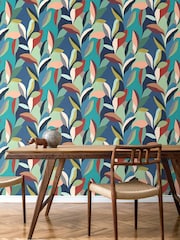 Ohpopsi Peacock Riviera 10M Wallpaper - Image 1 of 3