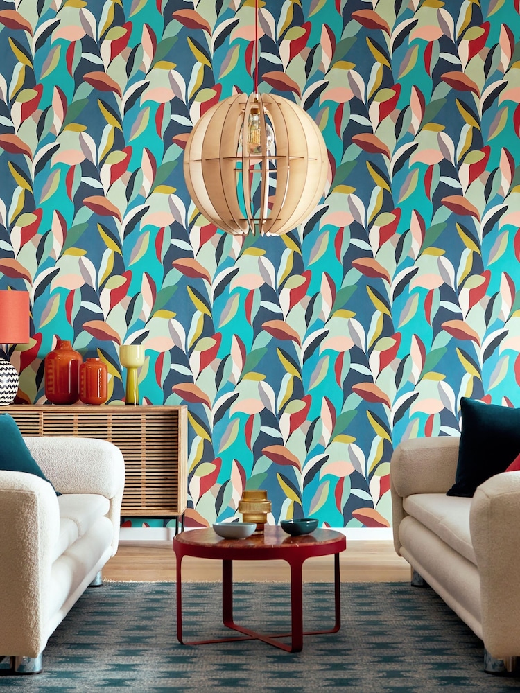 Ohpopsi Peacock Riviera 10M Wallpaper - Image 2 of 3