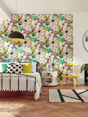 Ohpopsi Chalk Floral Riot 10M Wallpaper - Image 2 of 4