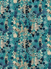 Ohpopsi Teal Natural Blossom 10M Wallpaper - Image 3 of 4