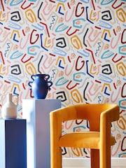 Ohpopsi Lapis and Honey Squiggle 10M Wallpaper - Image 2 of 3