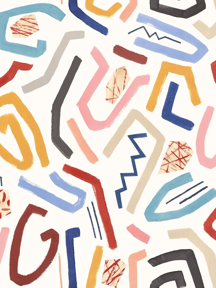 Ohpopsi Lapis and Honey Squiggle 10M Wallpaper - Image 3 of 3