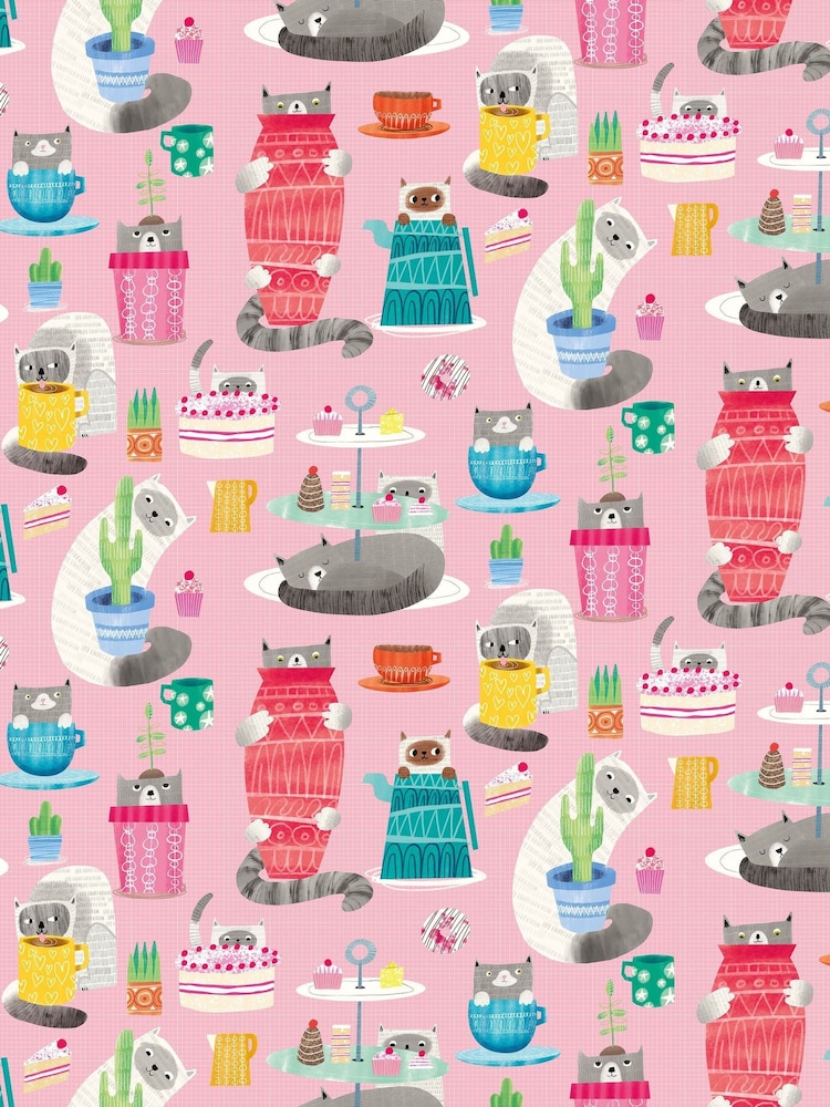 Ohpopsi Bubblegum Kitten Kaboodle 10M Wallpaper - Image 3 of 3