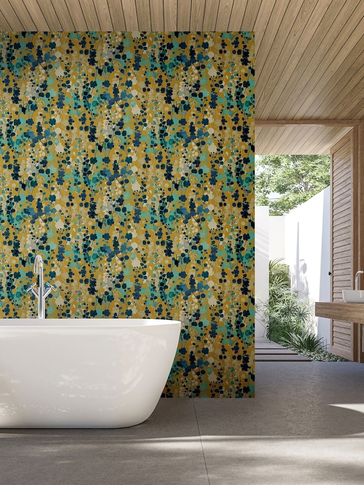 Ohpopsi Royal Mustard Blossom 10M Wallpaper - Image 2 of 2