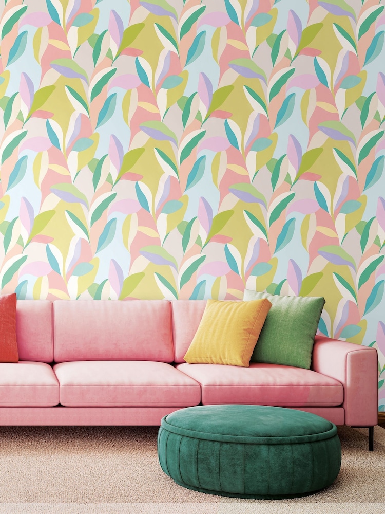 Ohpopsi Pink Lemonade Riviera 10M Wallpaper - Image 1 of 3
