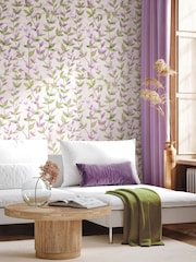 Ohpopsi Heather Asparagus Pomponette Wallpaper - Image 1 of 3