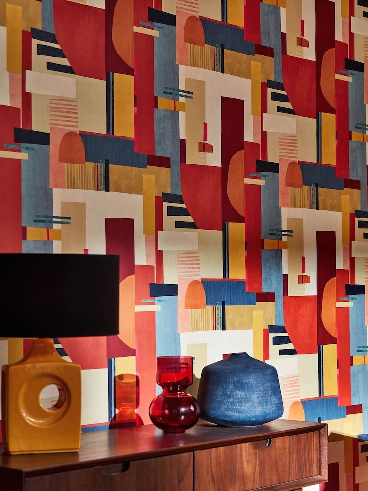 Ohpopsi Paprika Blocs 10M Wallpaper - Image 2 of 4 Ohpopsi Paprika Blocs 10M Wallpaper - Image 2 of 4