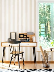 Ohpopsi Porcelain Bloc Stripe 10M Wallpaper - Image 1 of 3