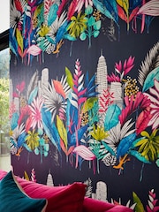 Ohpopsi Midnight Urban Tropic 10M Wallpaper - Image 3 of 4