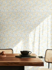 Ohpopsi Duck Egg and Linen Elements 10M Wallpaper - Image 1 of 3