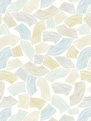 Ohpopsi Duck Egg and Linen Elements 10M Wallpaper - Image 2 of 3