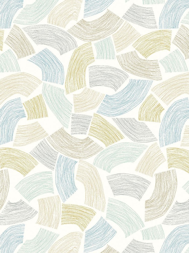 Ohpopsi Duck Egg and Linen Elements 10M Wallpaper - Image 2 of 3
