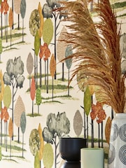 Ohpopsi Olive Tall Trees 10M Wallpaper - Image 2 of 4